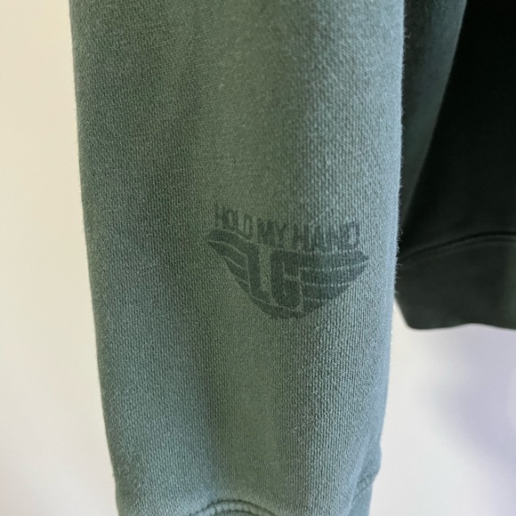 Lady Gaga Top Gun Maverick Military Sweatshirt Unisex XL Green Collector Item - Picture 3 of 5